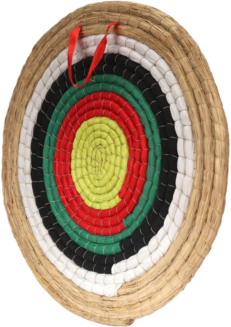 AUVIM Archery Target - Backyard Straw Archery Target for Recurve Compound or Longbow - 20 Inch Traditional Bow Arrow Target for Kids Youth Adult Archery Hunting Practice - Image 1